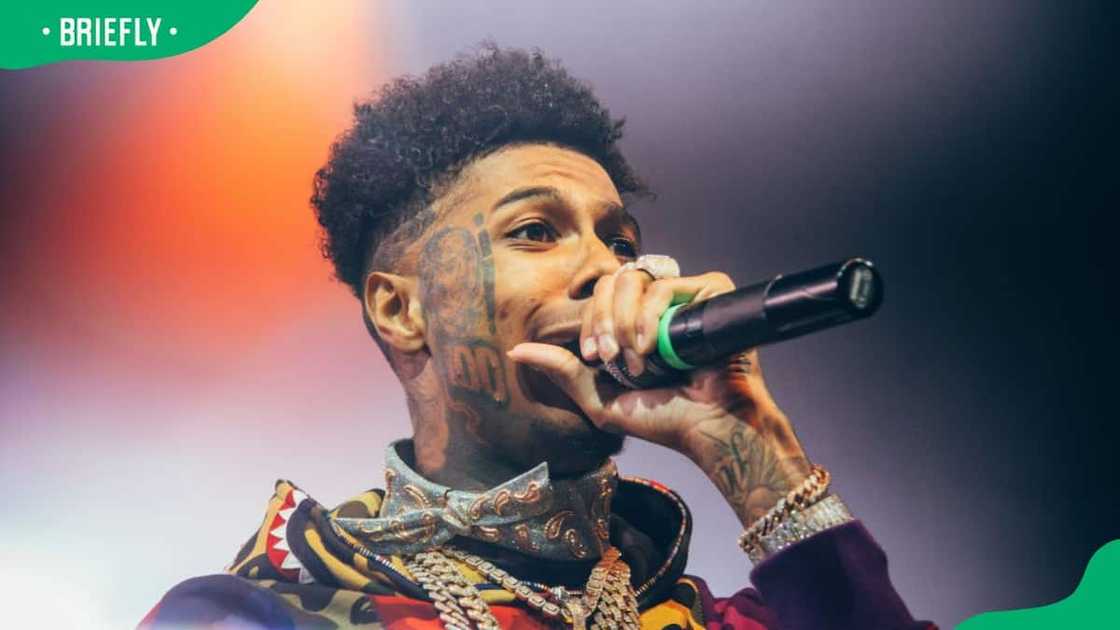 Blueface performing at O2 Academy Brixton Blueface performing at O2 Academy Brixton
