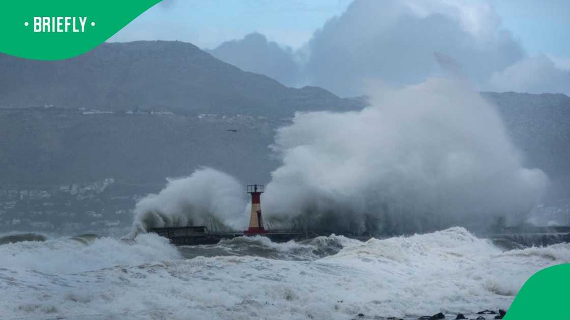 The South African Weather Service warned of severe rainfall in Cape Town