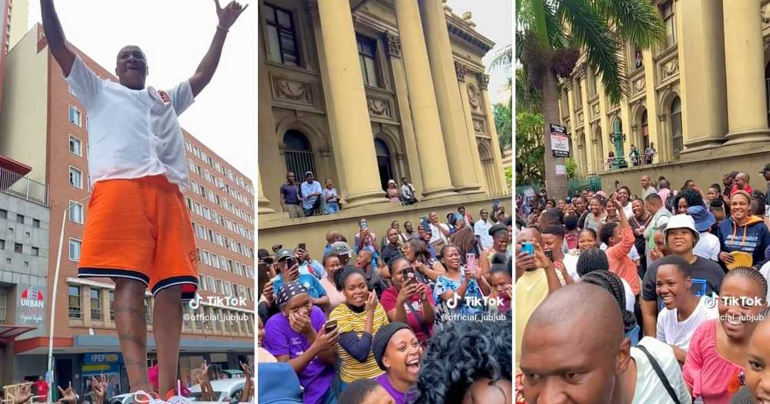 Durban crowd shows Jub Jub major love Durban crowd shows Jub Jub major love