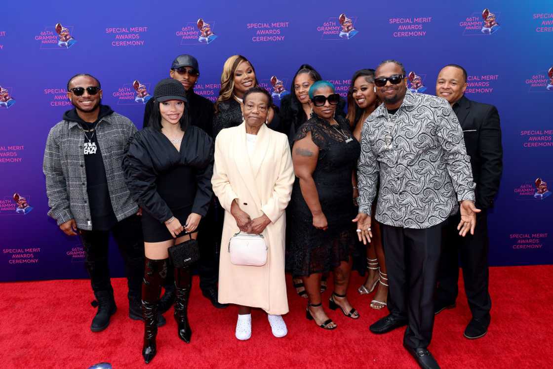 Kathie Wright, Lil Eazy-E and the Wright Family attend the Special Merit Awards Ceremony