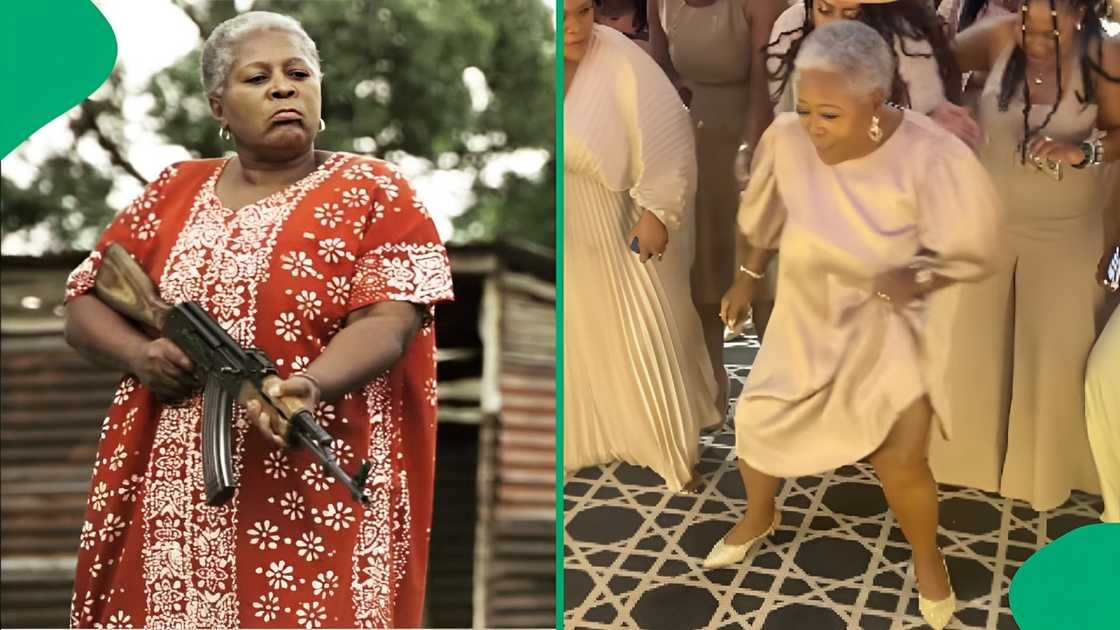 Thembi Nyandeni showed off her dance moves