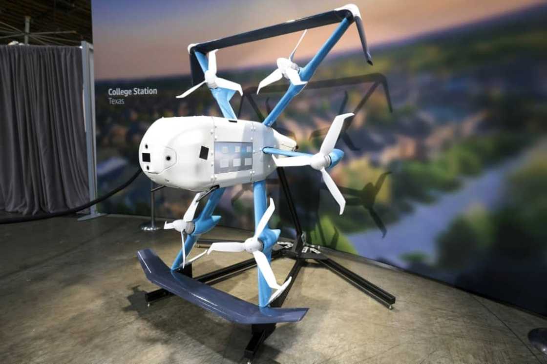 Amazon delivery drones are currently used in two US states, with a third to be added in the near future Amazon delivery drones are currently used in two US states, with a third to be added in the near future