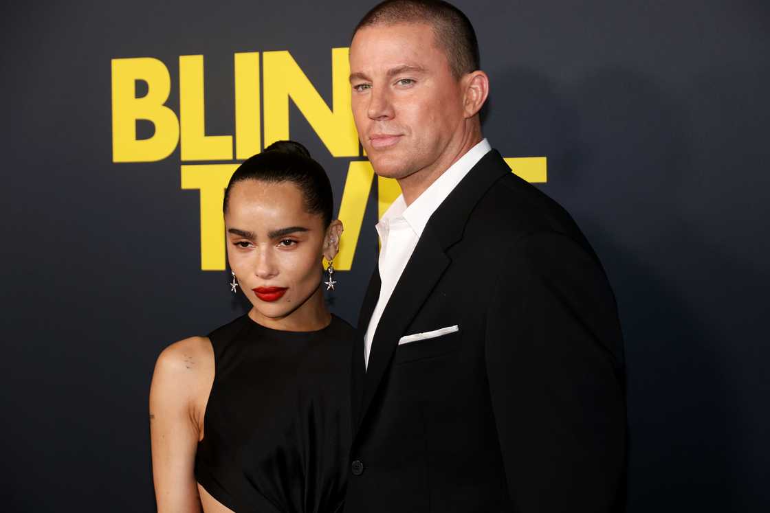 Zoë Kravitz and Channing Tatum at the Blink Twice premiere