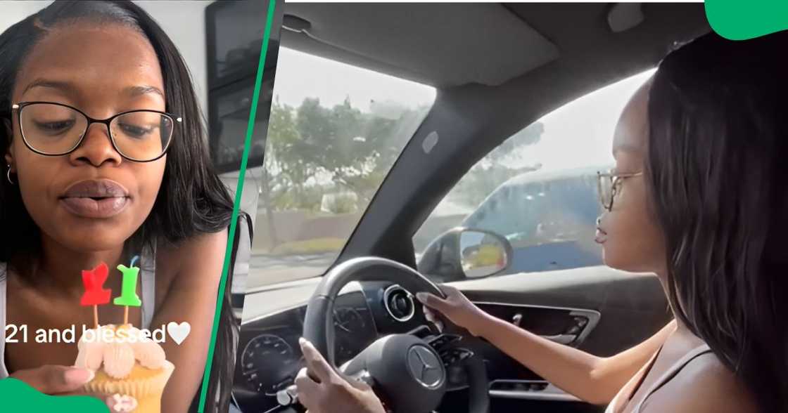 Parents gift daughter with Mercedes Parents gift daughter with Mercedes