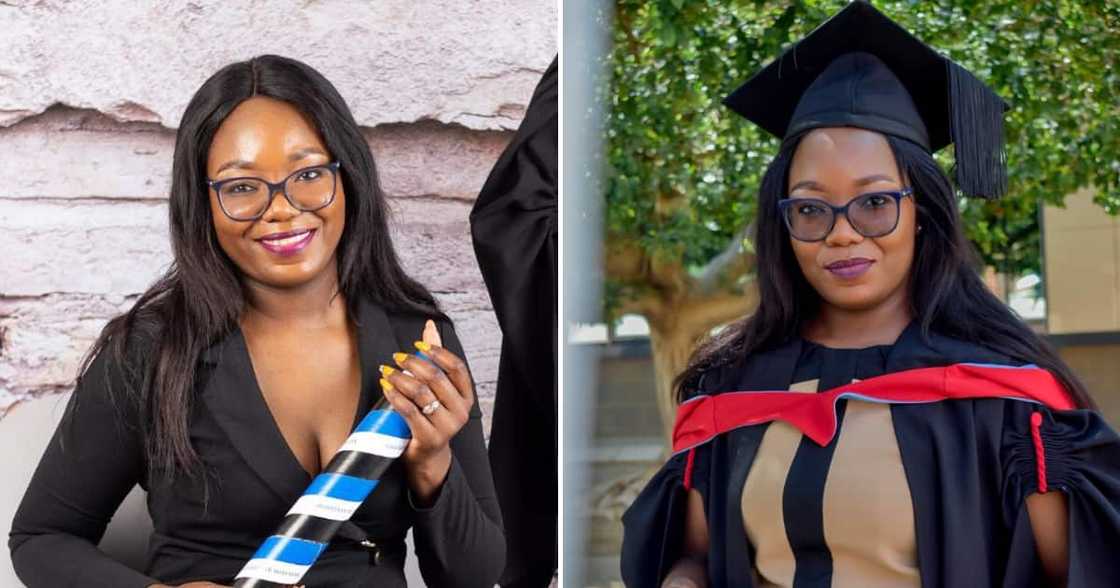 A strong lady who is a mom, entrepreneur, wife and much more bagged her master's degree