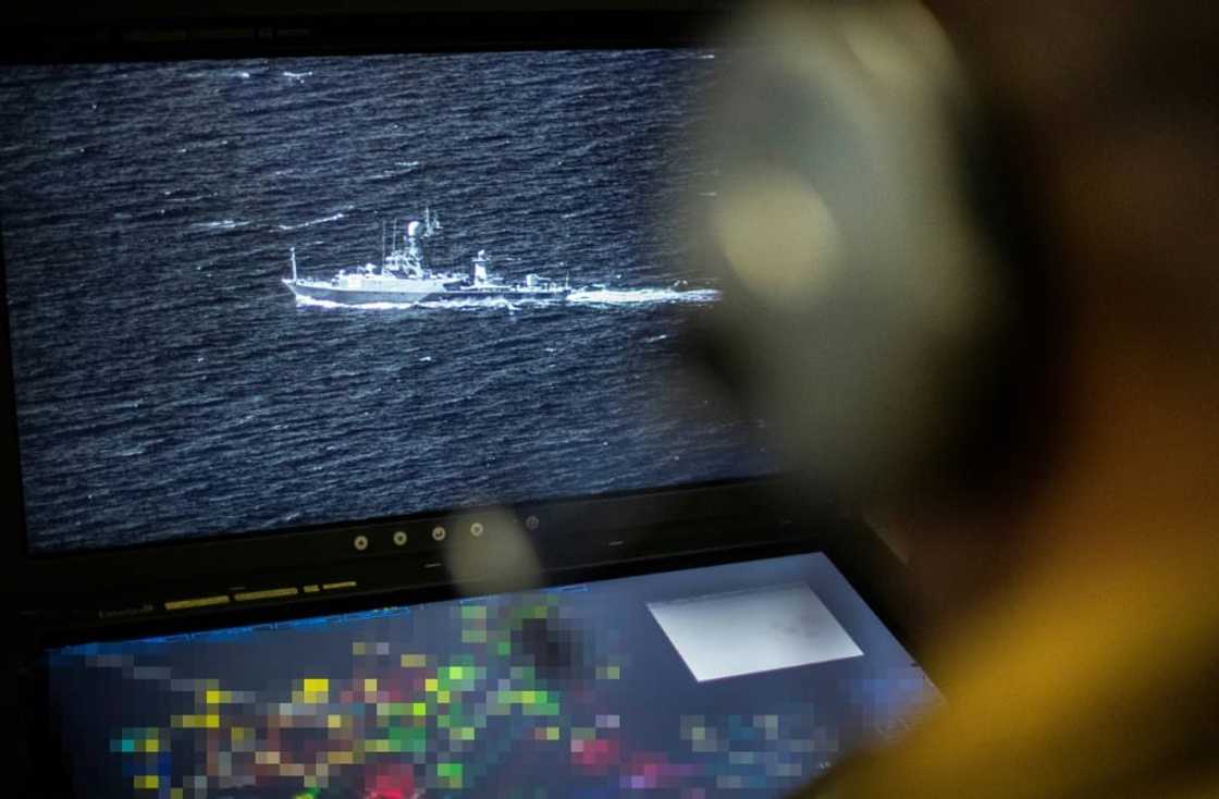 A Parchim-class corvette detected from the sky A Parchim-class corvette detected from the sky