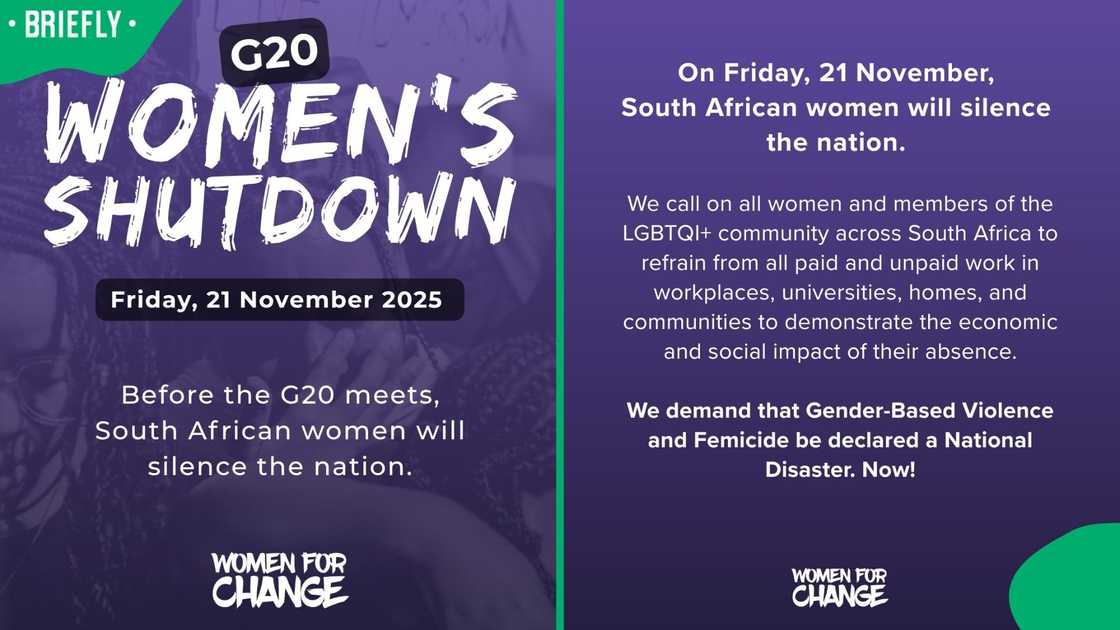 Women for Change's plans before the G20 summit. Women for Change's plans before the G20 summit.