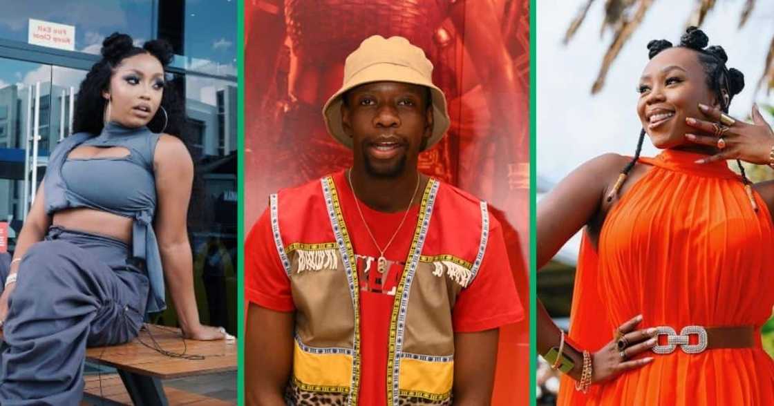 kamo mphela, Bontle Modiselle and Robot Boii enjoy USA kamo mphela, Bontle Modiselle and Robot Boii enjoy USA