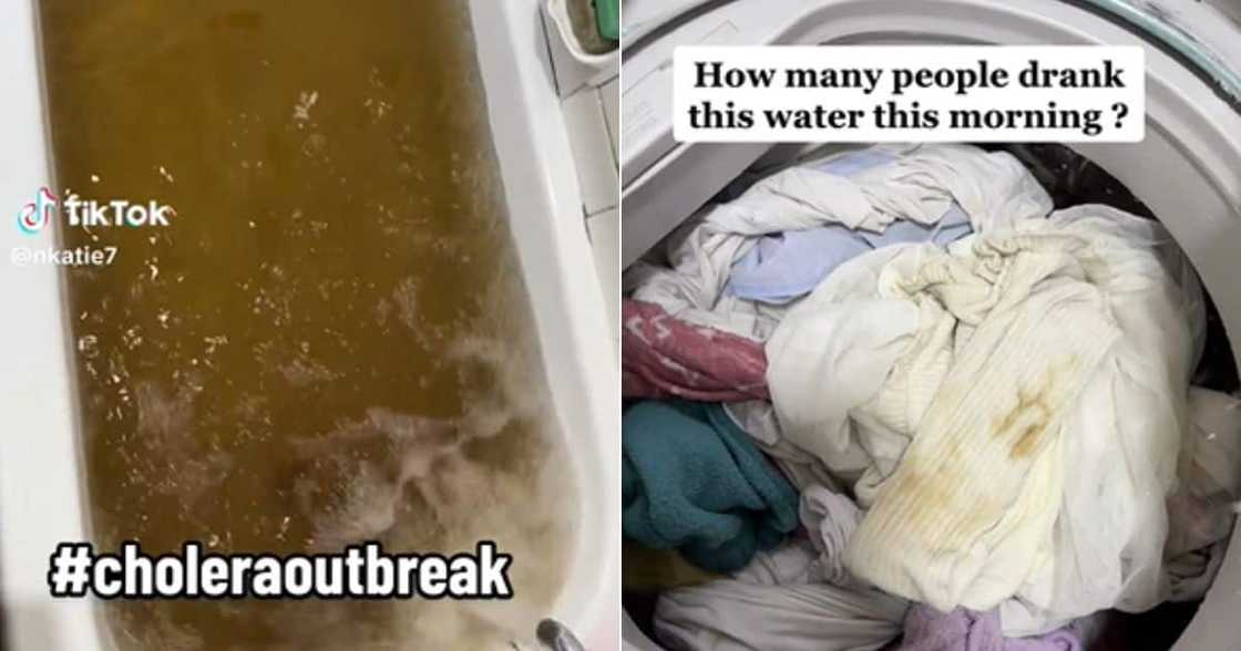 City of Tshwane dirty water leaves woman on TikTok concerned City of Tshwane dirty water leaves woman on TikTok concerned