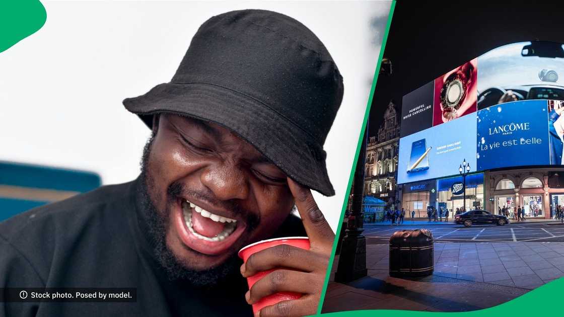 Man comes across malfunctioning Johannesburg billboard