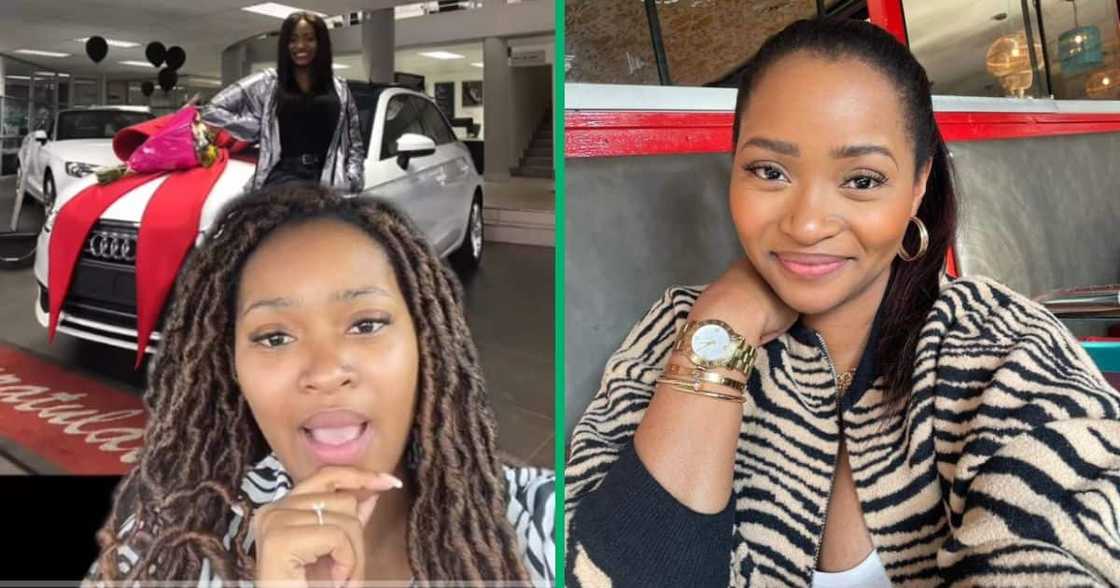 Woman downgrades from Audi to Renault Woman downgrades from Audi to Renault