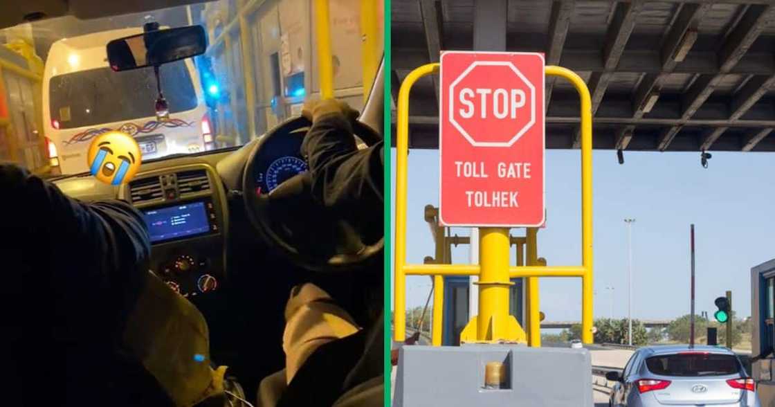 TikTok video shows driver behind Quantum taxi avoiding toll gate TikTok video shows driver behind Quantum taxi avoiding toll gate