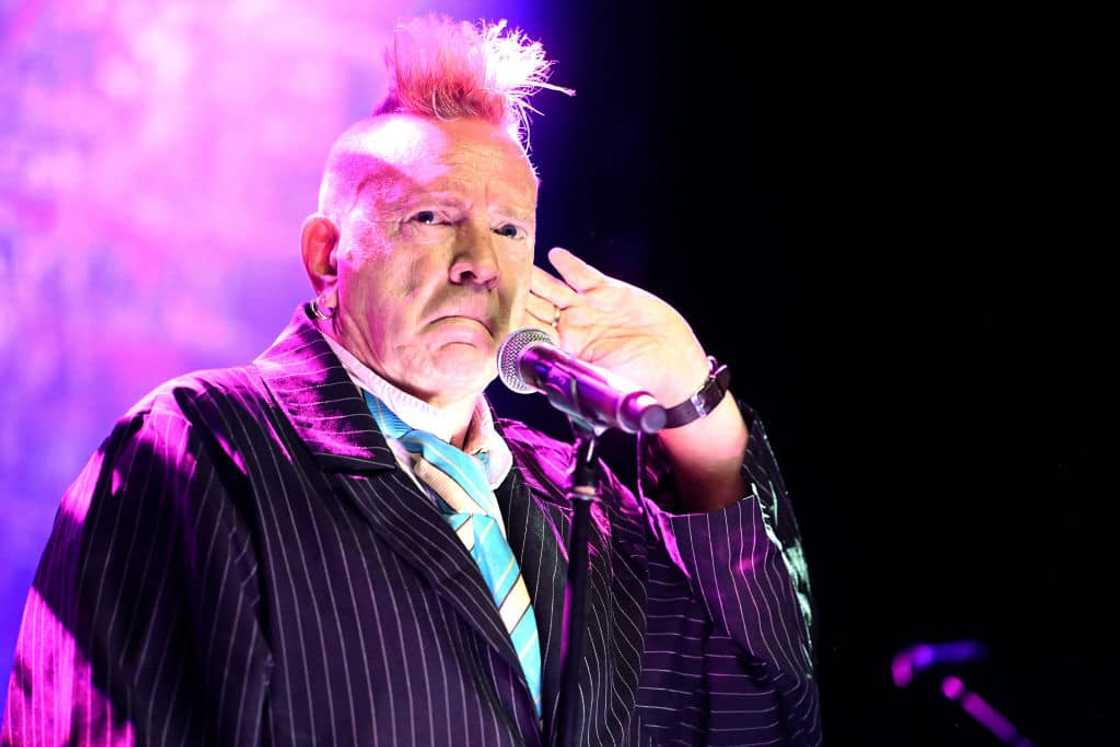 John Lydon of PiL on stage John Lydon of PiL on stage
