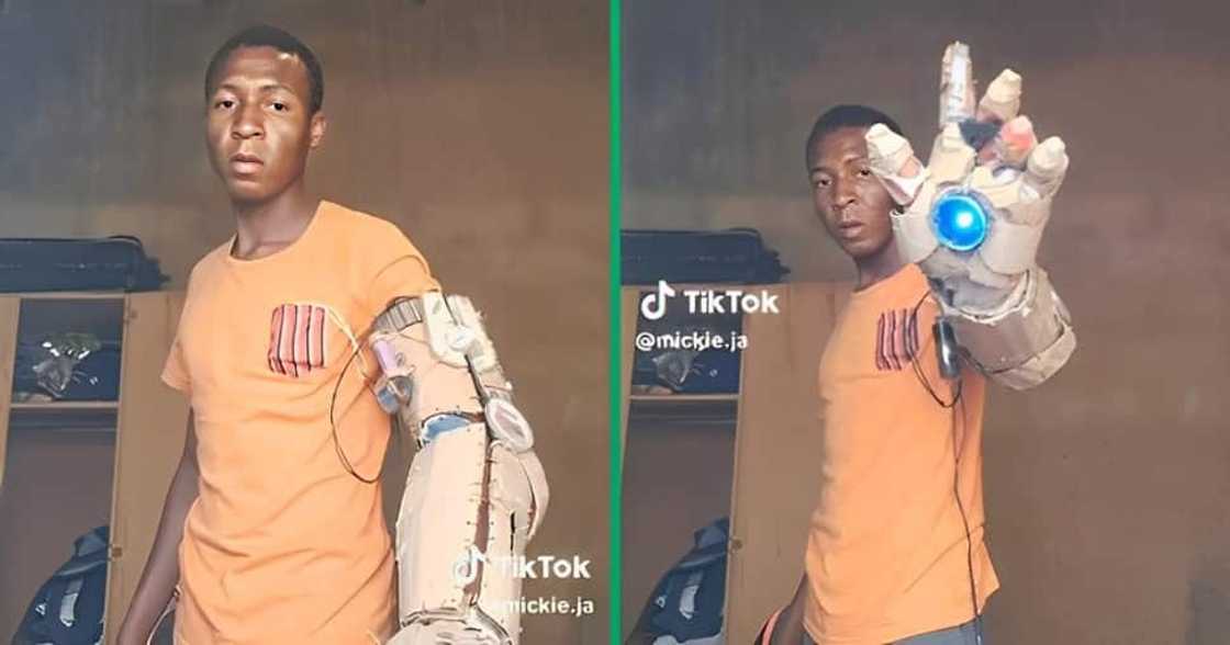 SA man flexed his Iron Man inspired invention SA man flexed his Iron Man inspired invention