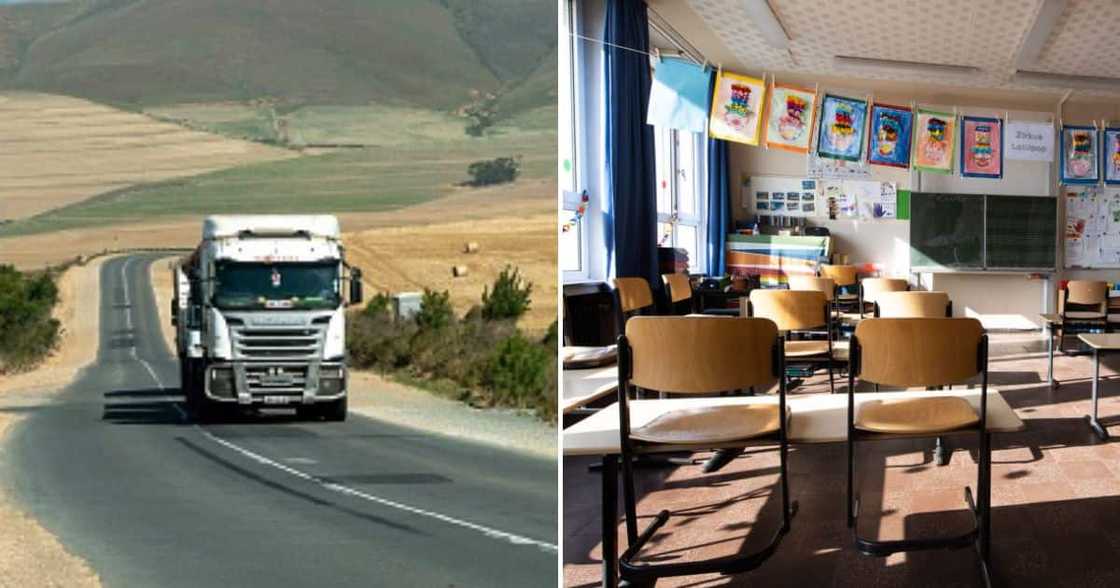 Truck crashes into primary school Truck crashes into primary school