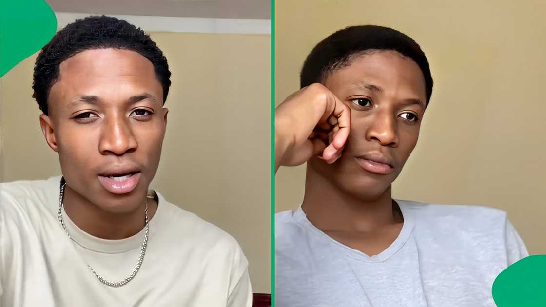 A young man confronted his mom about her tone of voice A young man confronted his mom about her tone of voice