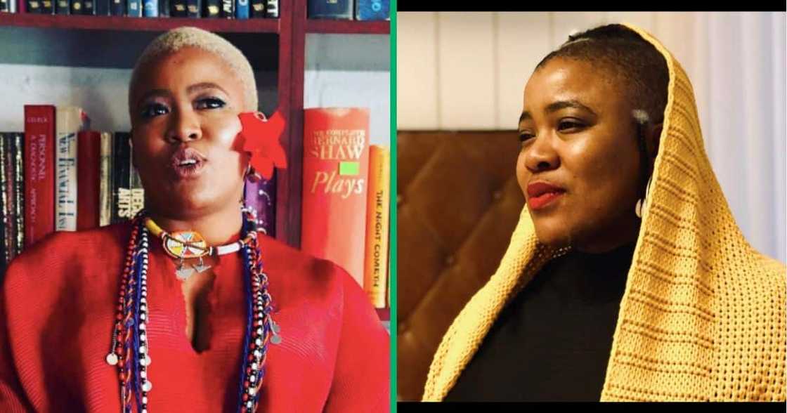 Thandiswa Mazwai receives the Simon Nkoli award Thandiswa Mazwai receives the Simon Nkoli award
