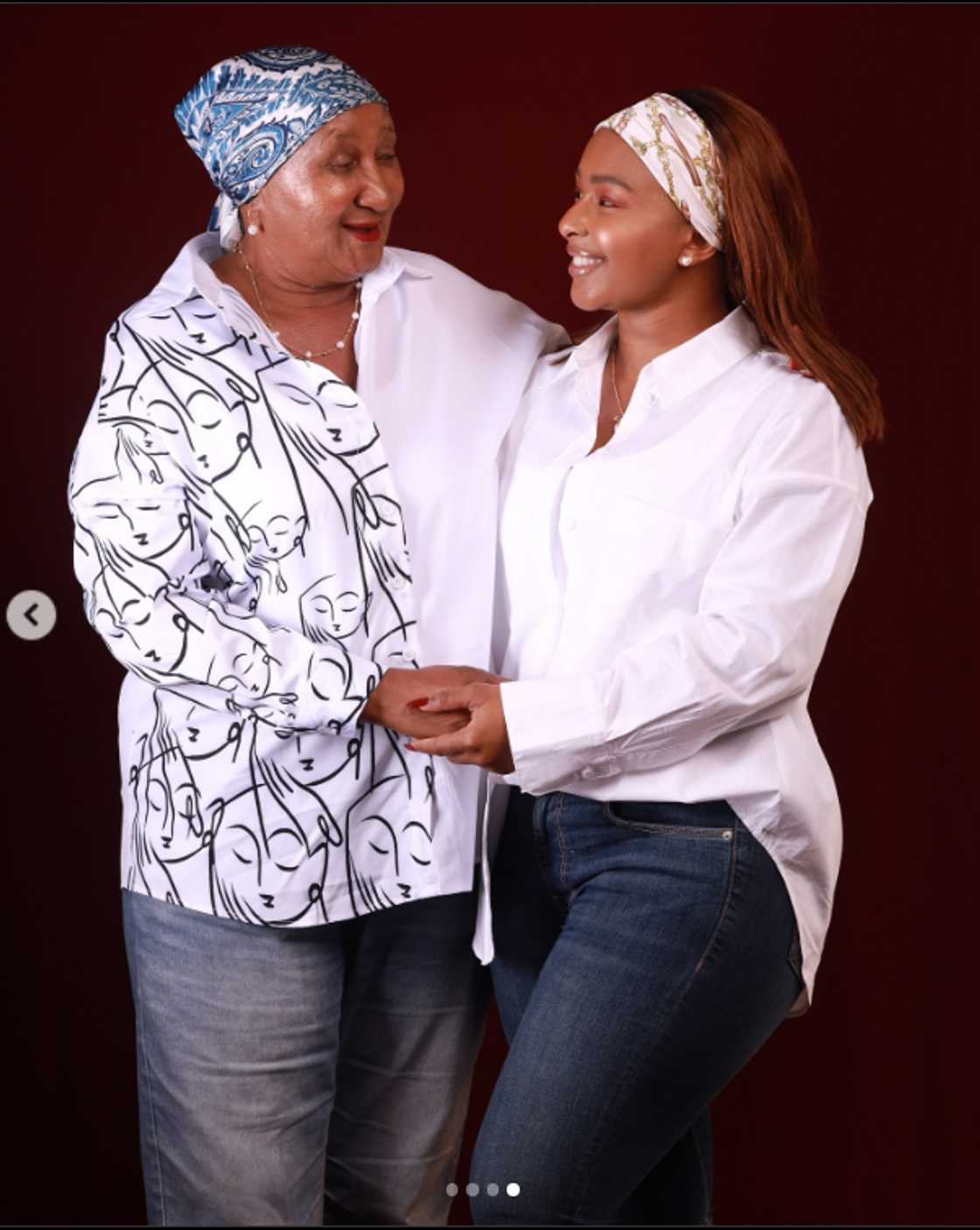 Boity remembered her granny. Boity remembered her granny.