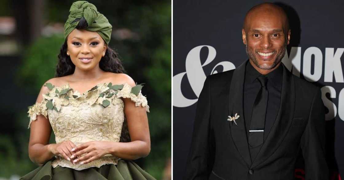 Lerato Kganyago and Kenny Lattimore Lerato Kganyago and Kenny Lattimore