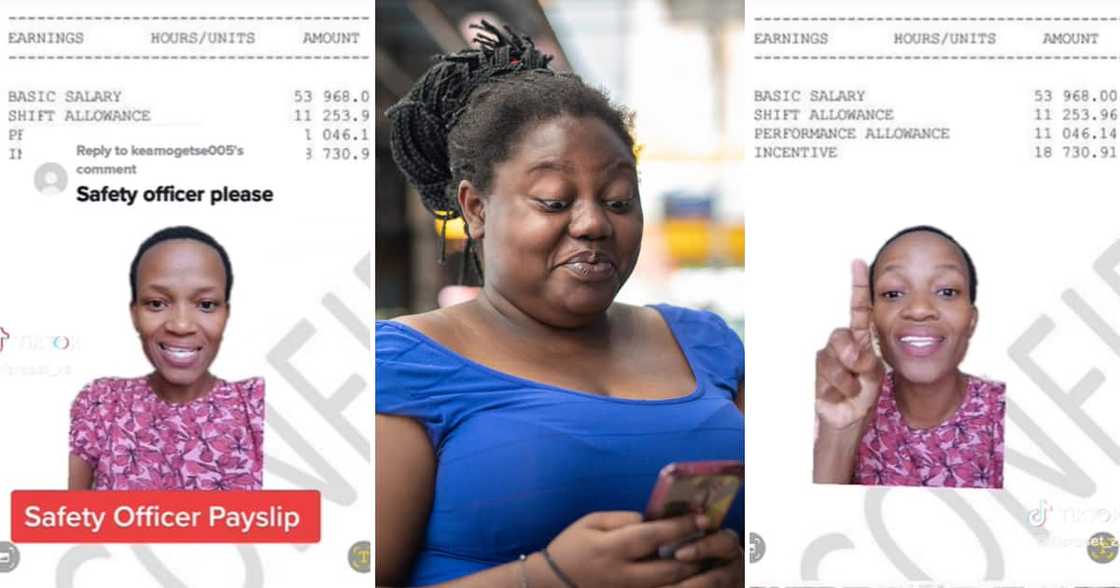 TikTok user @lifereset_za shared the payslip of a Safety Officer TikTok user @lifereset_za shared the payslip of a Safety Officer