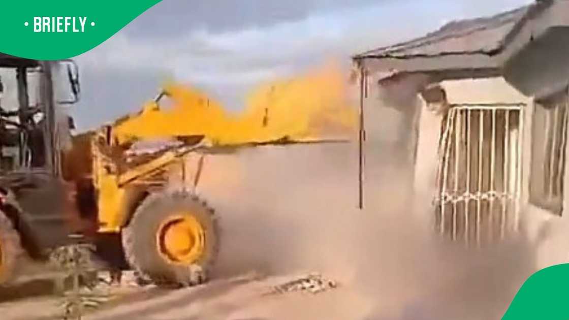 House destroyed in Zimbabwe House destroyed in Zimbabwe