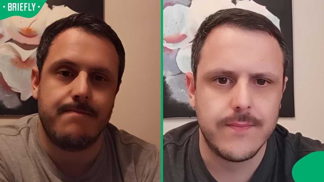 A man addressed a woman in a TikTok video. A man addressed a woman in a TikTok video.