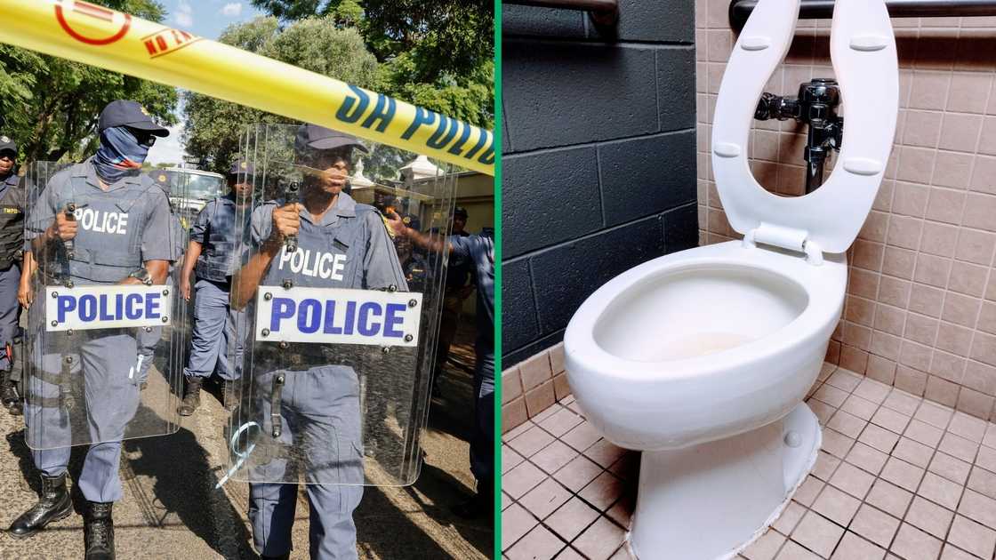 Police officers claim they were forced to use on toilet at the Brixton Police Station. Police officers claim they were forced to use on toilet at the Brixton Police Station.