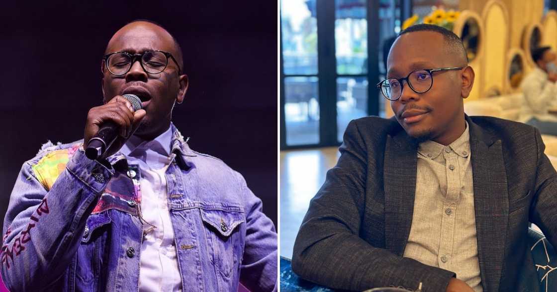 Khaya Mthethwa shared an adorable snap with his baby boy. Khaya Mthethwa shared an adorable snap with his baby boy.