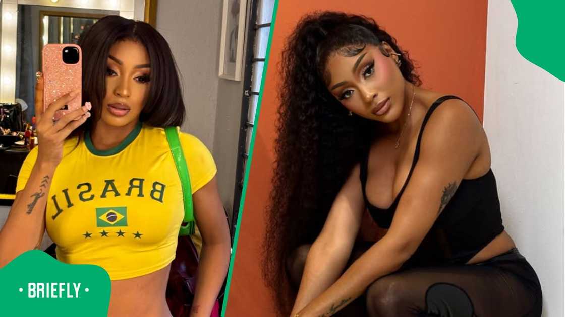 Nadia Nakai shut down the possibility of dating in the industry. Nadia Nakai shut down the possibility of dating in the industry.