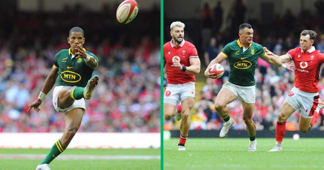 Manie Libbock and Jessie Kriel against Wales Manie Libbock and Jessie Kriel against Wales