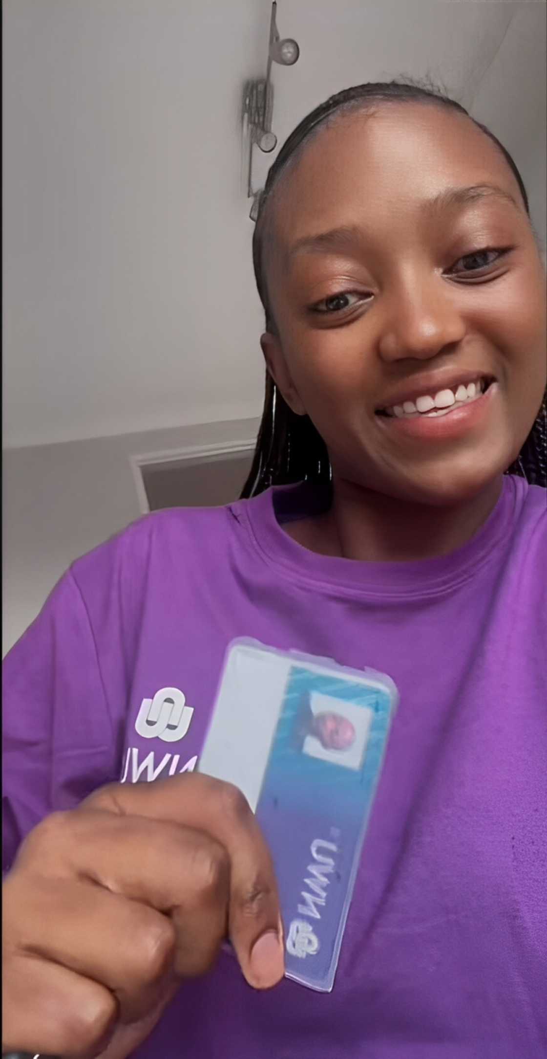 A woman showed off her mini grocery haul in a TikTok video. A woman showed off her mini grocery haul in a TikTok video.