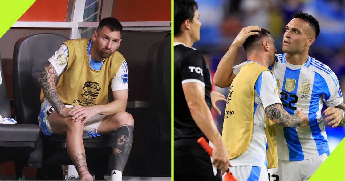 Lionel Messi's tears quickly turned to joy when Lautaro Martinez scored the decisive goal for the reigning world champions.