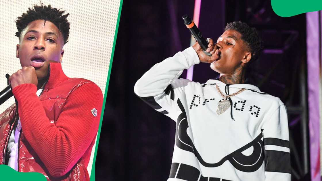 NBA YoungBoy performing NBA YoungBoy performing