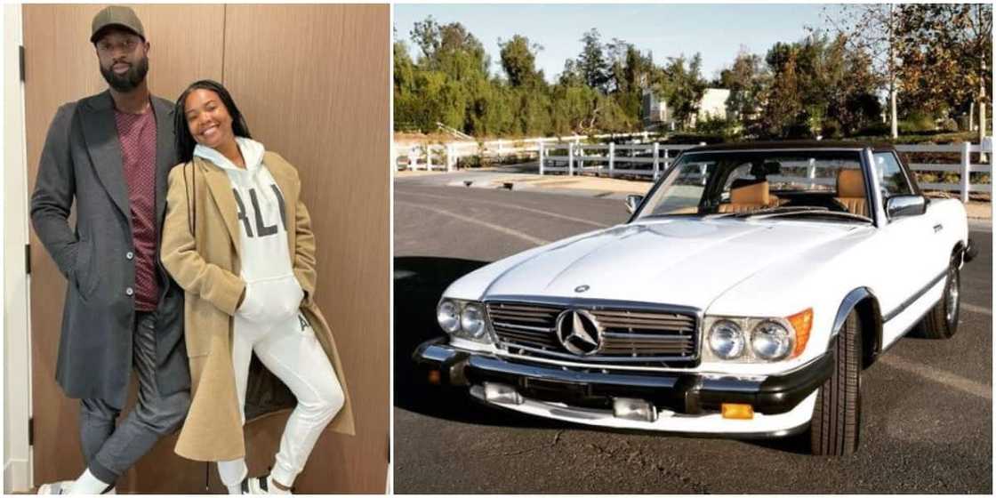 Actress Gabrielle Union gifts husband Dwyane Wade vintage Mercedes ahead of 39th birthday Actress Gabrielle Union gifts husband Dwyane Wade vintage Mercedes ahead of 39th birthday