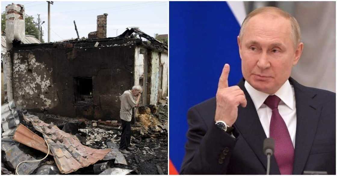 The row between Russia and Ukraine escalated in February this year. The row between Russia and Ukraine escalated in February this year.