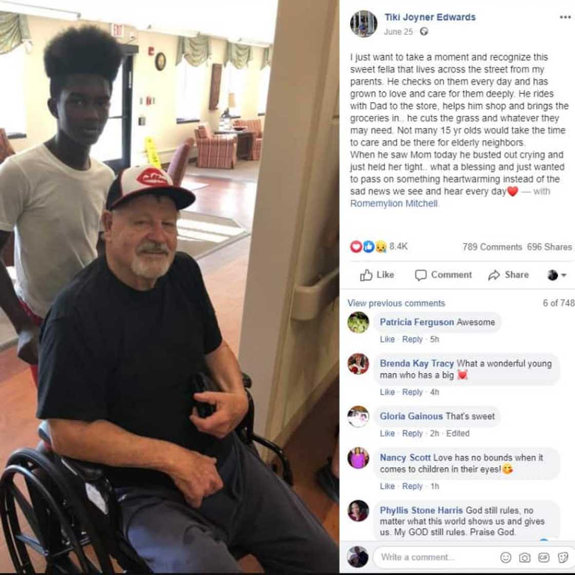 Ubuntu: Teen, 15, spends his time helping and caring for the elderly Ubuntu: Teen, 15, spends his time helping and caring for the elderly