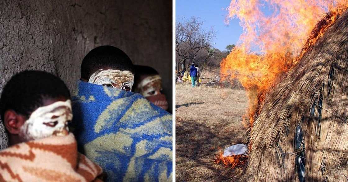 Three teen initiates died in a fire at an Eastern Cape initiation school Three teen initiates died in a fire at an Eastern Cape initiation school
