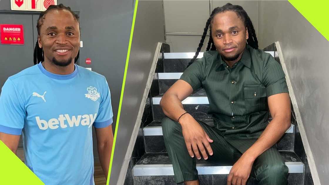 Siphiwe Tshabalala showed off his dance moves on Instagram.