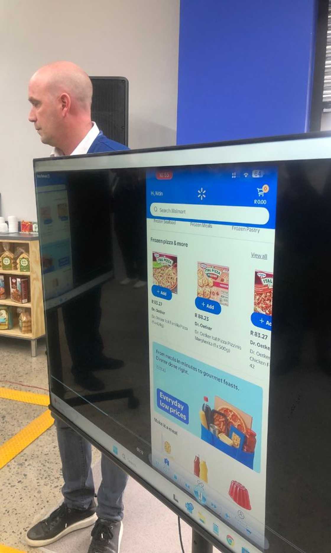 Walmart showcased its delivery for the Roodepoort and Fourways area