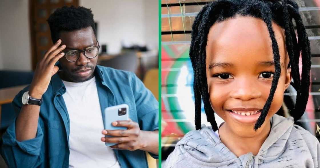 A video of Ditebogo Phalane and his kids pulls at the heartstrings of social media users. A video of Ditebogo Phalane and his kids pulls at the heartstrings of social media users.