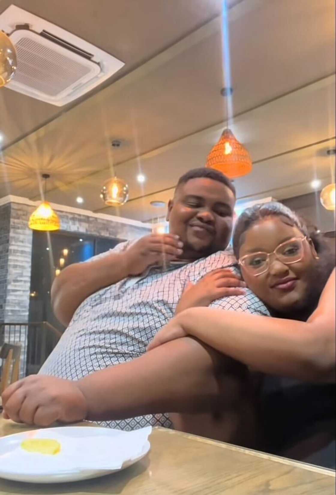 A South African couple took part in the R100 food challenge. A South African couple took part in the R100 food challenge.