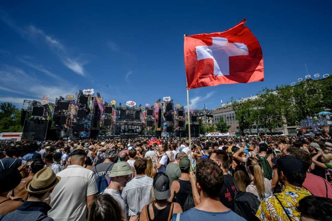 Around 850,000 people attended the last techno Street Parade in Zurich in 2019 Around 850,000 people attended the last techno Street Parade in Zurich in 2019