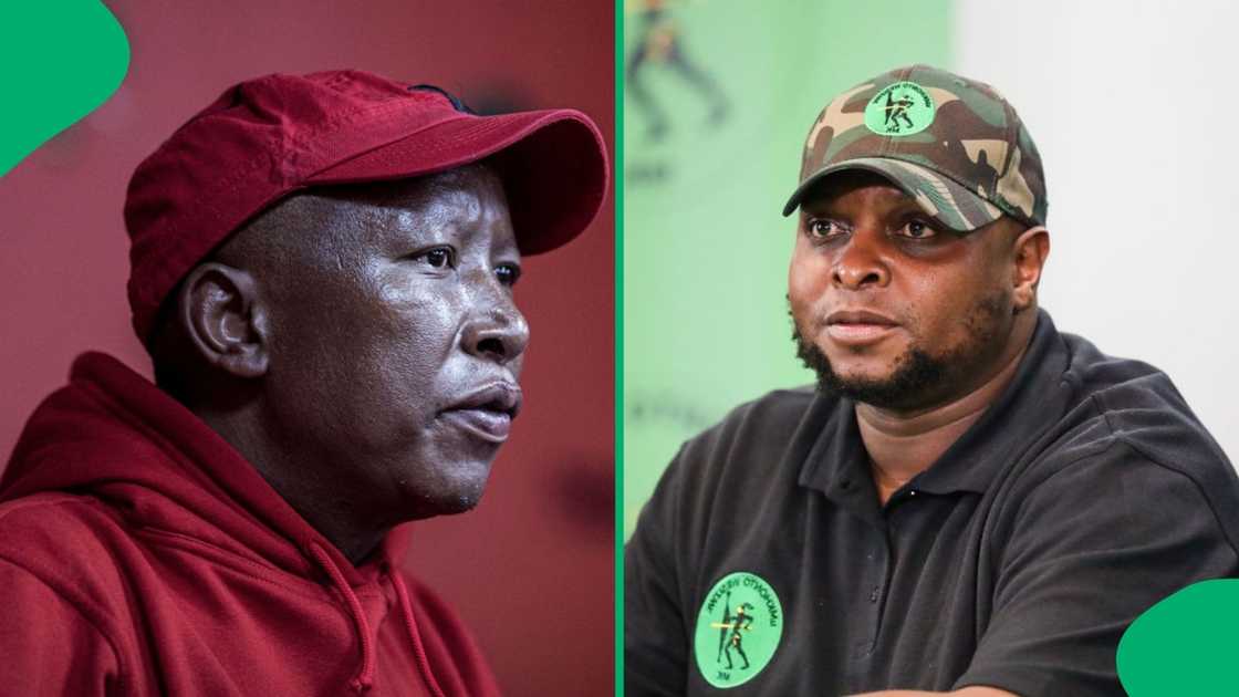 Julius Malema said that the members who knew about Floyd Shivambu's departure are untrustworthy.