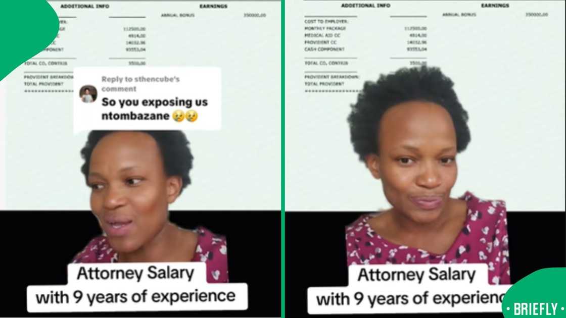 A woman posted a video revealing how much an attorney with nine years of experience earn, stunning people with the annual bonus A woman posted a video revealing how much an attorney with nine years of experience earn, stunning people with the annual bonus