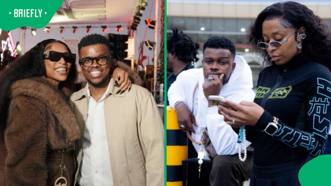 DJ Zinhle and Bongani Mohosana