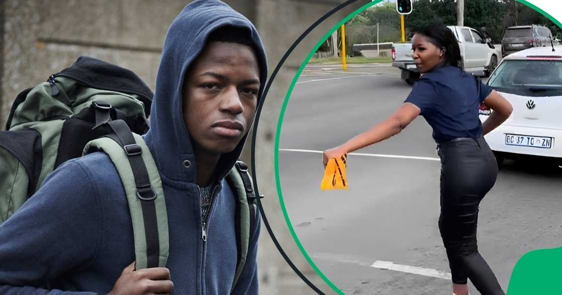 SA reacts to lady riding off with wealthy man in front of hustling boyfriend SA reacts to lady riding off with wealthy man in front of hustling boyfriend