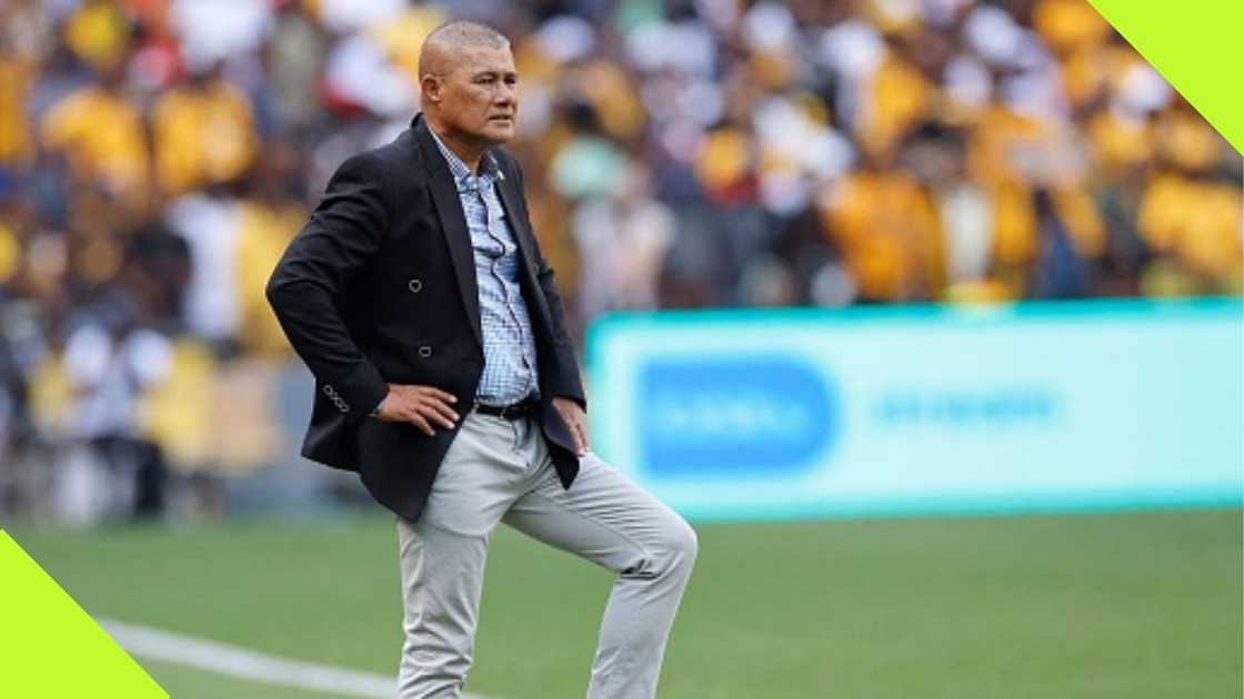 Former Kaizer Chiefs coach Cavin Johnson declares being a fan of Orlando Pirates in a recent interview. Photo: Phill Magakoe. Former Kaizer Chiefs coach Cavin Johnson declares being a fan of Orlando Pirates in a recent interview. Photo: Phill Magakoe.