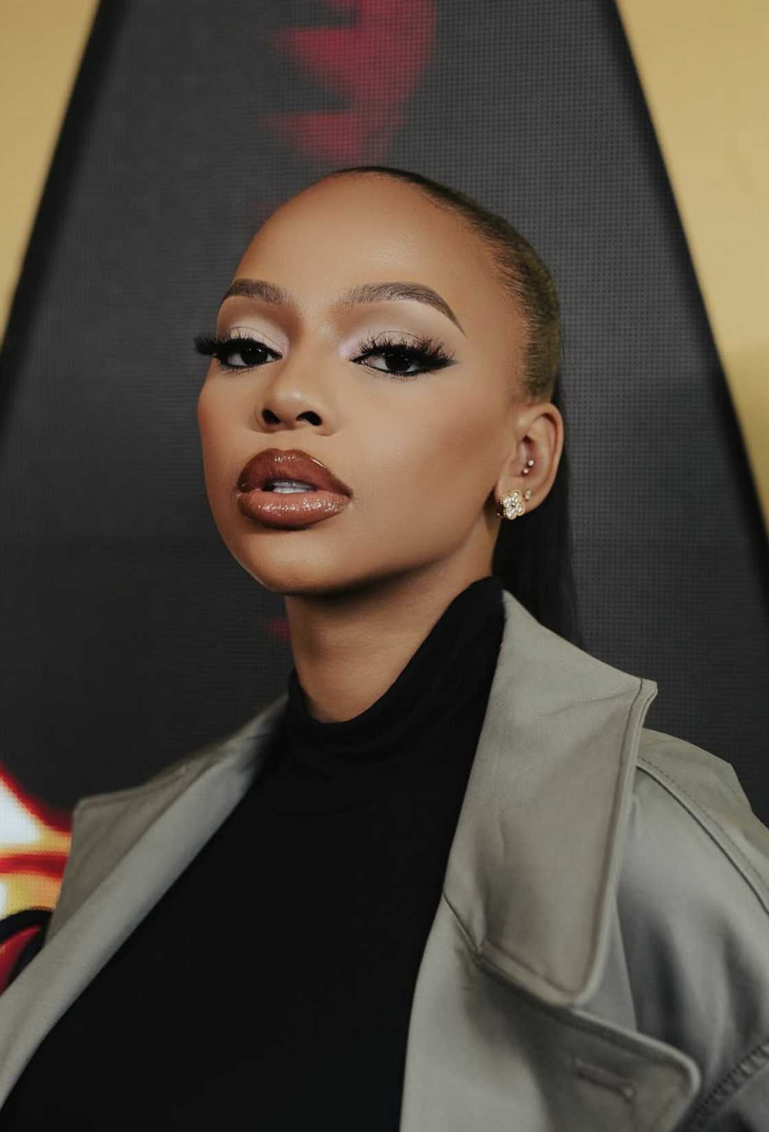 Mihlali Ndamase flaunted her curves in some new pictures