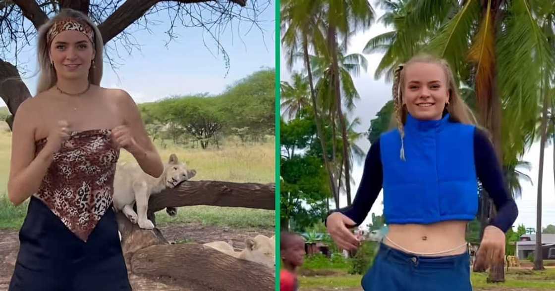 A TikTok video shows a young woman dancing, which went viral. A TikTok video shows a young woman dancing, which went viral.