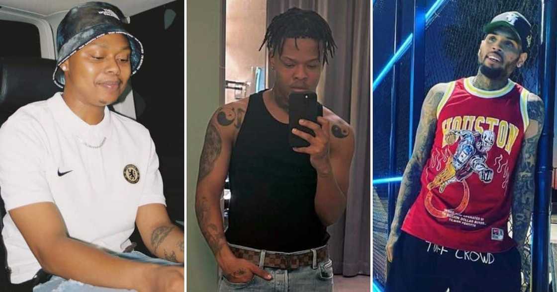 A-Reece is being dragged after Nasty C shared a picture with Chris Brown. A-Reece is being dragged after Nasty C shared a picture with Chris Brown.